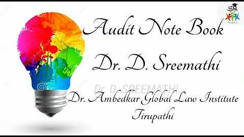 Auditing - Audit Note Book