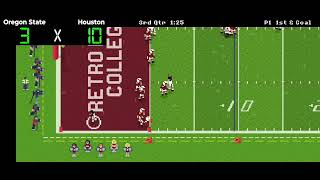 Oregon State Beavers at Houston Cougars Retro Bowl College Simulation Week 1