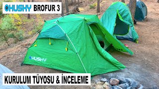Husky Brofur 3 Kişilik 5 Mevsim Çadır - Kurulum Tüyosu Ve Kısa İnceleme - Türkiyeyi Buluşturan Kamp