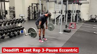 Deadlift   Last Rep 3 Pause Eccentric | GRF Exercise Database