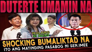 GRABE TO! NAGULANTANG SI VPSARA SA MATINDING PASABOG NI SEN.IMEE MARCOS 