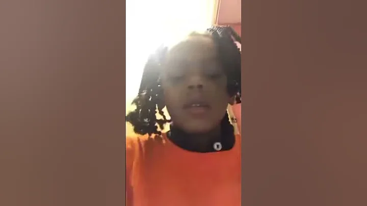 My grand daughter saying sorry for being on her mo...