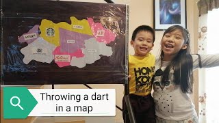 Throw a dart in a map challenge!