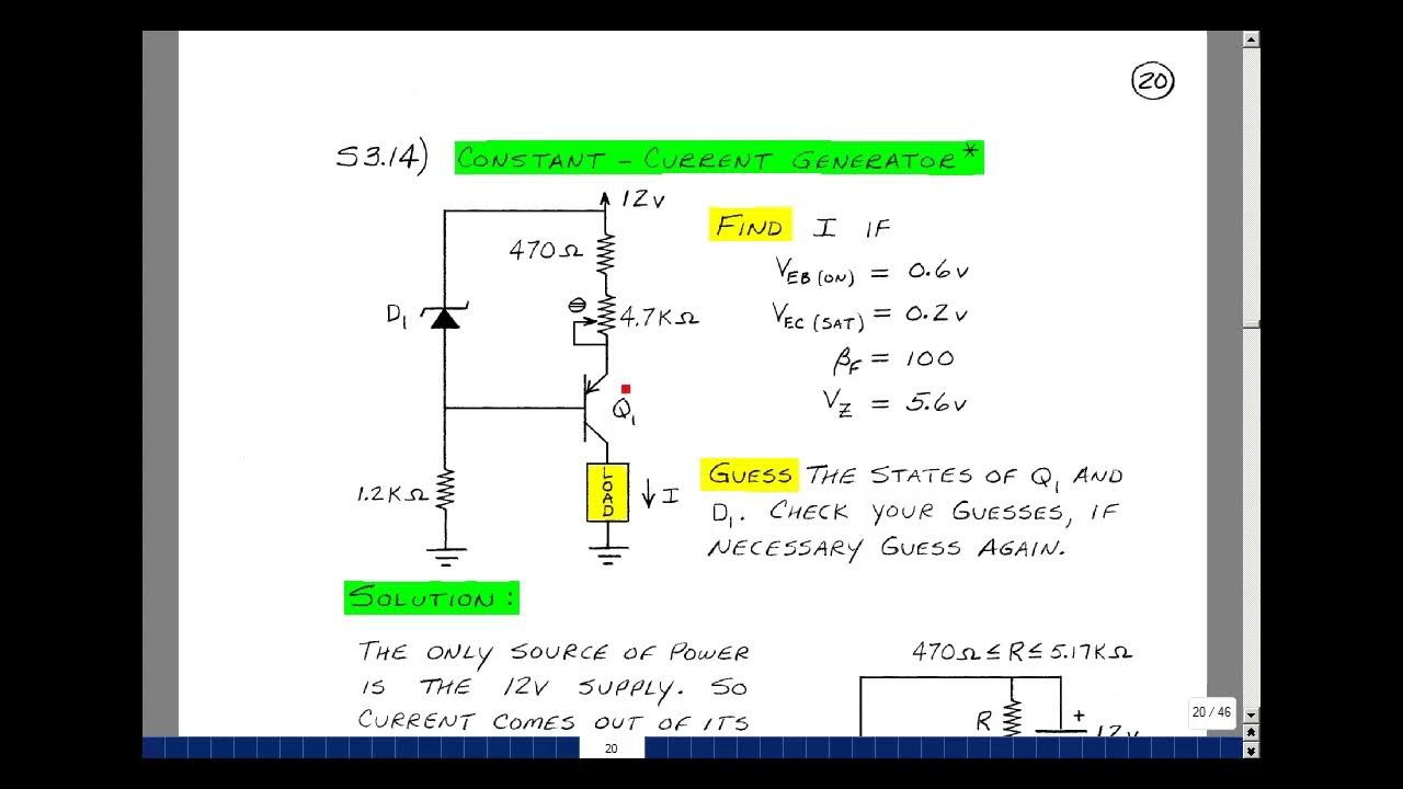 ECE302msu Chapter 3 Supplemental Prob. S3.14) ConstantCurrent