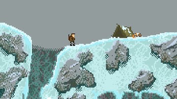 Snow level pixel art [Game design]