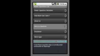 Power Factor Correction Calculator App for Android - Free App screenshot 2