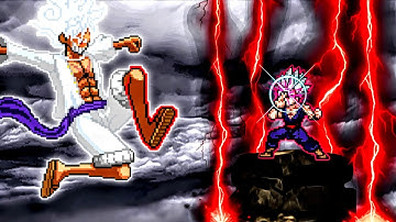 Wano Luffy V4 OP (all form) (New) VS Gohan Beast V2 OP in Jump Force Mugen