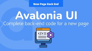 45. Avalonia UI Real World (New Page Back End)