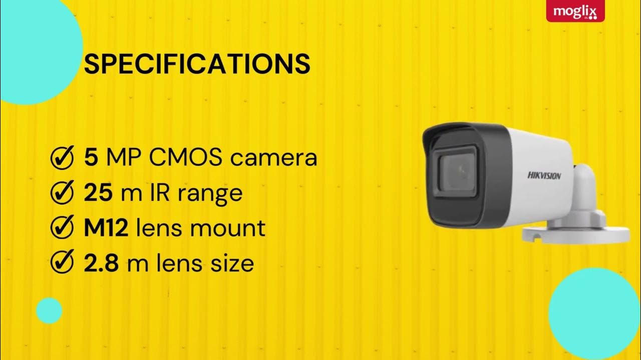 Hikvision 5MP Outdoor Bullet Camera with Audio Mic DS2CE16H0TITPFS