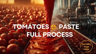 Tomato Paste Production Process - Farm to Can Factory Tour 2026