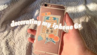 decorating my iphone 6s ~ aesthetic vlog ~