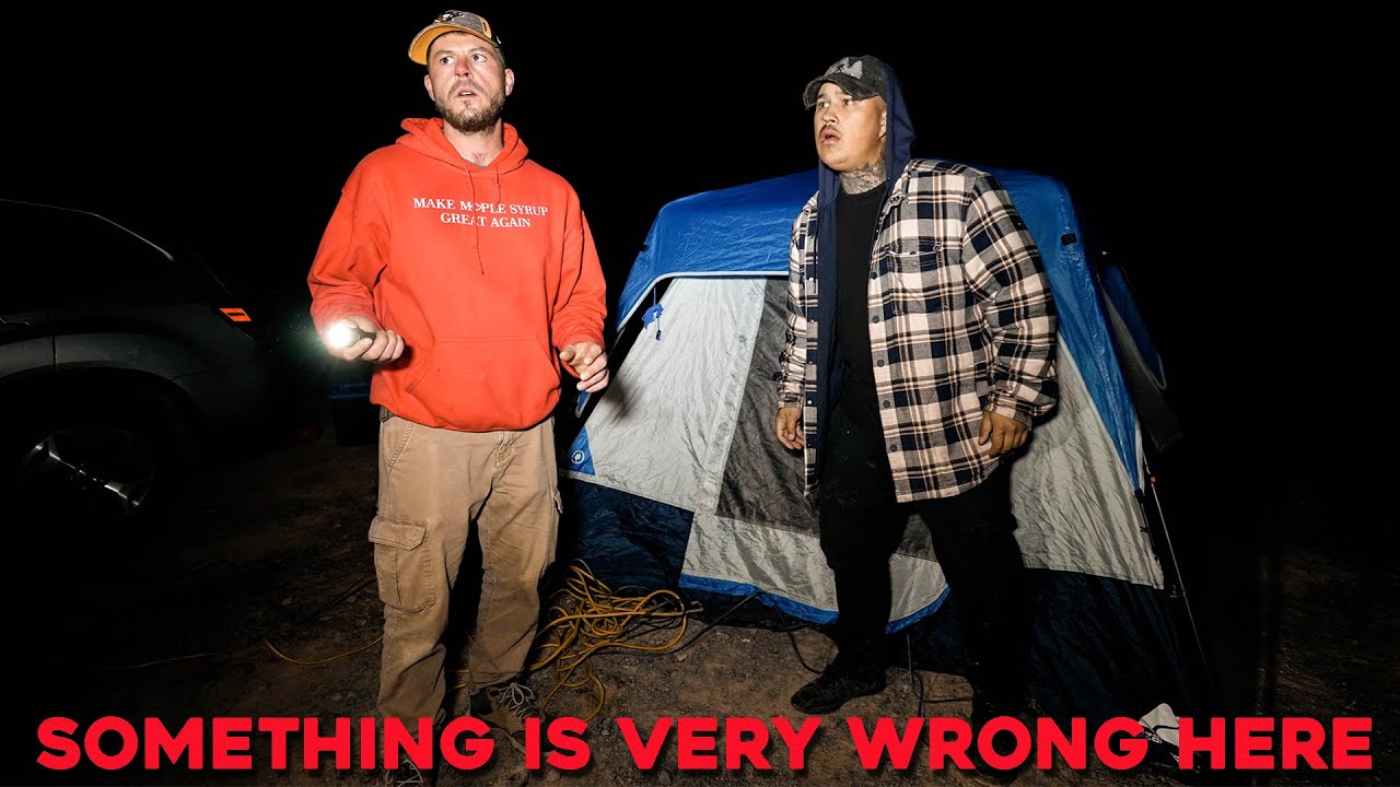 (SOMETHING IS VERY WRONG HERE) WE SAW THE EVIL ENTITY WHILE CAMPING IN THE HAUNTED WOODS | IT MIMICS