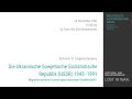 Migration in der Ukrainische Sozialistische Sowjetrepublik (USSR) 1945-1991