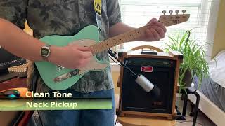 Risa Electric Tenor Ukulele Demo (Tele Style)