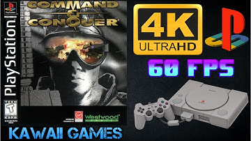 Command & Conquer | Ultra HD 4K/60fps | PS1 | PREVIEW | Movie Gameplay Playthrough Sample