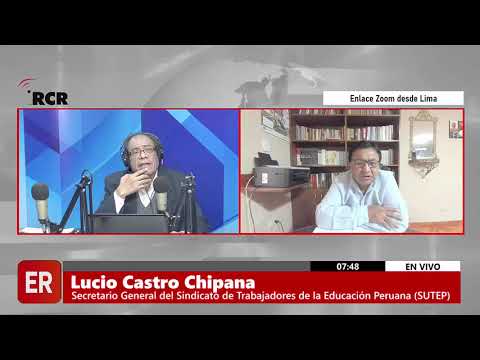 ENTREVISTA AL PROFESOR LUCIO CASTRO, SECRETARIO GENERAL DEL COMITÉ EJECUTIVO NACIONAL DEL SUTEP
