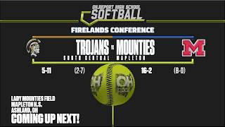 South Central (5-11) vs. Mapleton (16-2) - Firelands Softball
