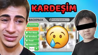 ÖLEN KARDEŞİMİN HESABINA GİRDİM !? Pet Beni Ağlattı !! Sizden Gelen Hikaye ( Roblox Adopt Me )