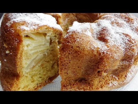Шарлотка с яблоками Секреты самой пышной и вкусной шарлотки