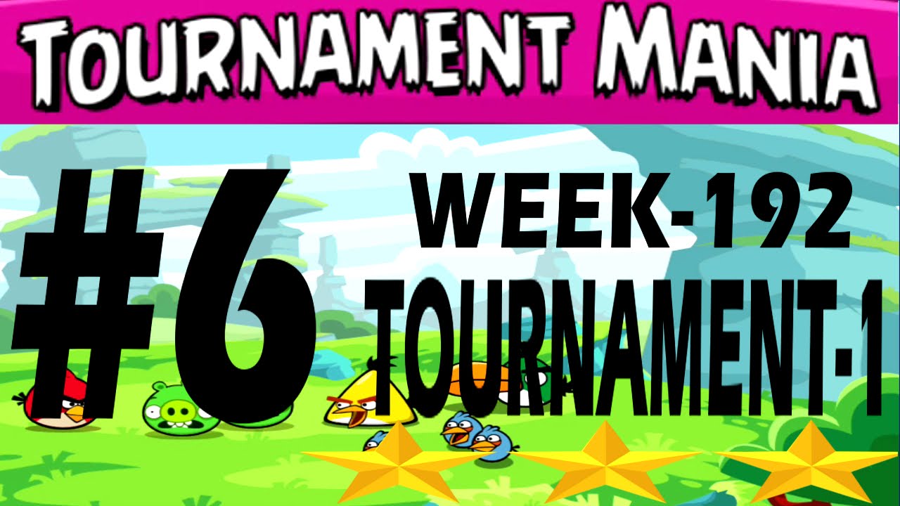 Angry Birds Friends-Tournament Mania - 1st tournament {Week-192} Level-6 High Score Strategy