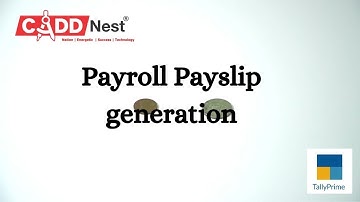 How to create Payslip and Attendance of employees in Tally Prime | tally training bangalore