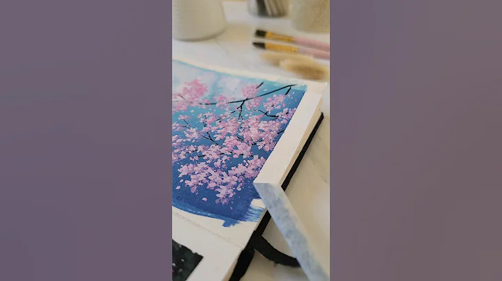 #sakura #gouachepainting #tutorial