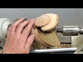 Woodturning Twist burls bowl!! 【木工旋盤】職人技で捻れた丸太から器を作る！