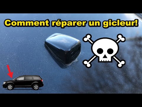 COMMENT RÉPARER/CHANGER GICLEUR LAVE-VITRE