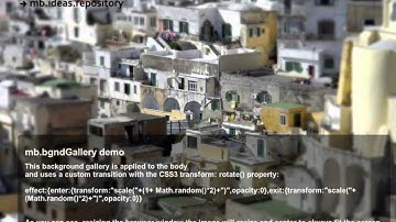 jquery.mb.bgndGallery.1.6 - new CSS3 transform support for transitions