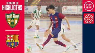 Resumen #PrimeraDivisiónFS | Córdoba Patrimonio de la Humanidad 3-4 Barça | Jornada 30