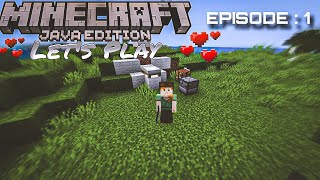 Raccha Modhaledudhama 😎 | Minecraft Java Let&#39;s Play | #1 | In Telugu |