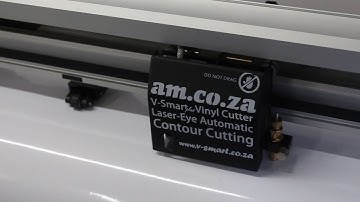 Introducing V-Smart Plus, a V-Smart Vinyl Cutter with Laser Eye for Fully Automatic Contour Cutting