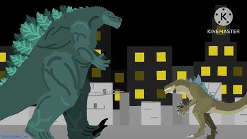 Godzilla Earth Vs LordVerse Zilla DinoMania Version Fanmade Battle Animation @DinoManiaYT