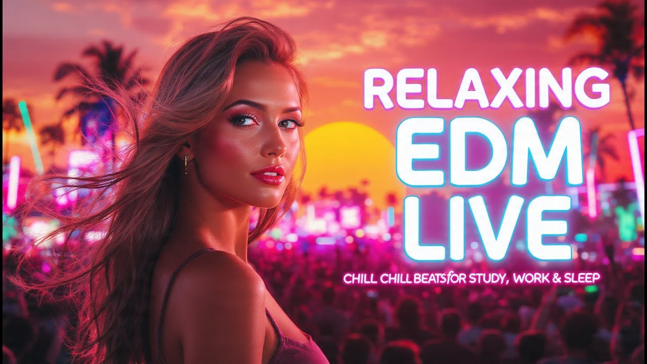 Relaxing EDM Music Live | Chill Beats for Study, Work & Sleep