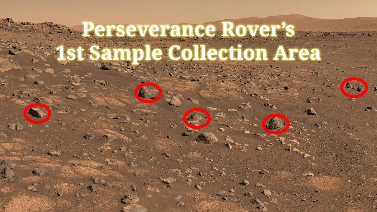 Perseverance Rover’s 1st Sample Collection Area on Mars 4K - YouTube