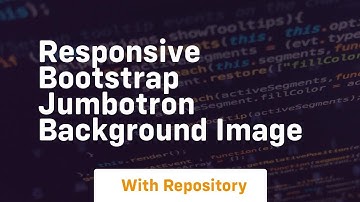 responsive bootstrap jumbotron background image
