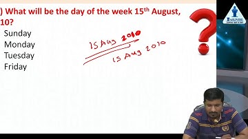 CSEET logical reasoning live lecture 9 I calender