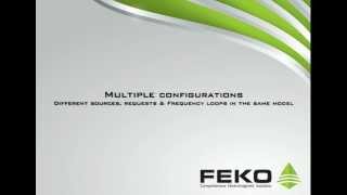 Multiple Solution Configurations in FEKO 6.2