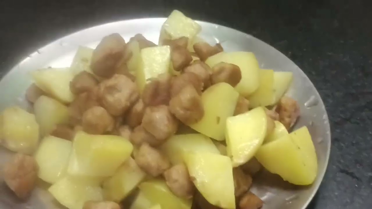 Aalu aur soybeen ki masaledar 