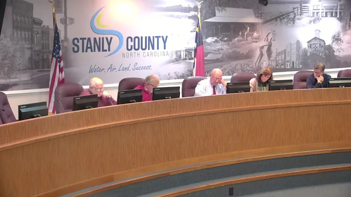 Stanly County Commissioner Meeting: November 18, 2024