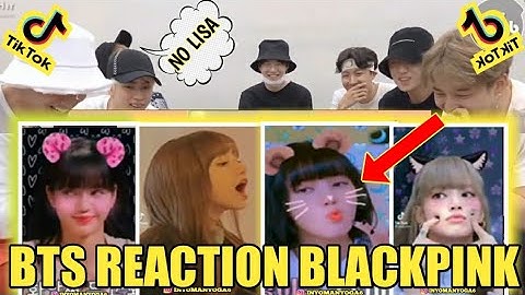 BTS REACTION TIKTOK BLACKPINK LISA PART 2 ✨💗