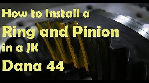 How to Install Ring and Pinion and Air Locker, JK Dana 44 Front