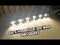 Set 6 Fresnel LED 200 Watt 2in1 Sparks