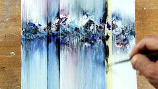 Simple Way to Make Abstract Paintings / For Beginners / Relaxing Acrylics / Abstract Painting 515