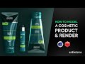 How To Model A Cosmetic Product & Render in Cinema 4D with Redshift