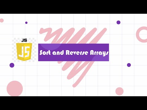 Sort and reverse Array method || JS Tutorial for Beginners in 2022