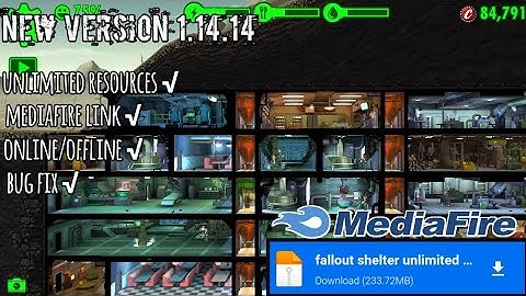 Fallout Shelter Mod| New Version 1.14.14