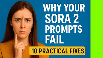 🎬 Why Your Sora 2 Prompts Fail — 10 Practical Fixes You MUST Use!