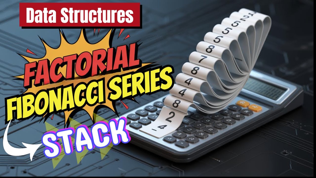 Real life Examples👉Application of Stack Part 1 | Factorial and ...