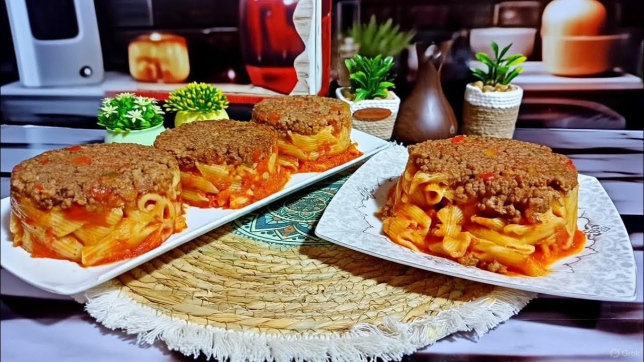 طواجن المكرونه باللحمه المفرومه ❗️على طريقه مطاعم الكشري جربيها بالطريقه دي هتنبهري بطعمها👌👌